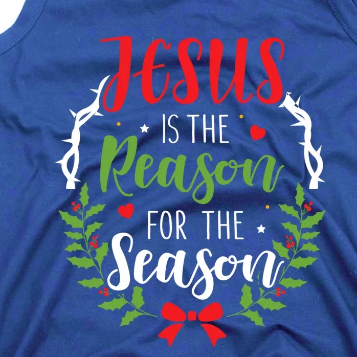 Jesus Is The Reason For The Season Christian Christmas Gift Tank Top