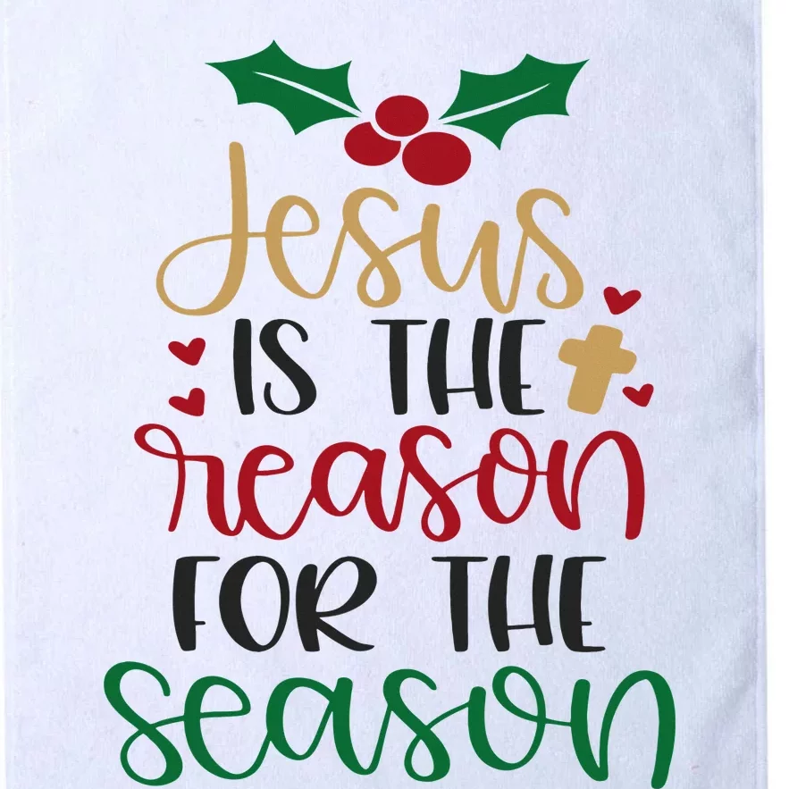 Jesus Is The Reason For The Season Christmas Platinum Collection Golf Towel