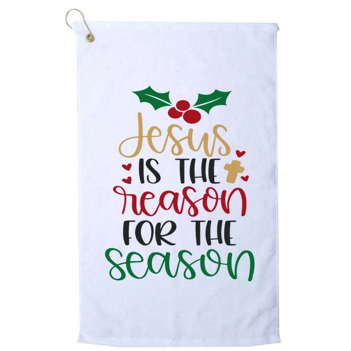 Jesus Is The Reason For The Season Christmas Platinum Collection Golf Towel