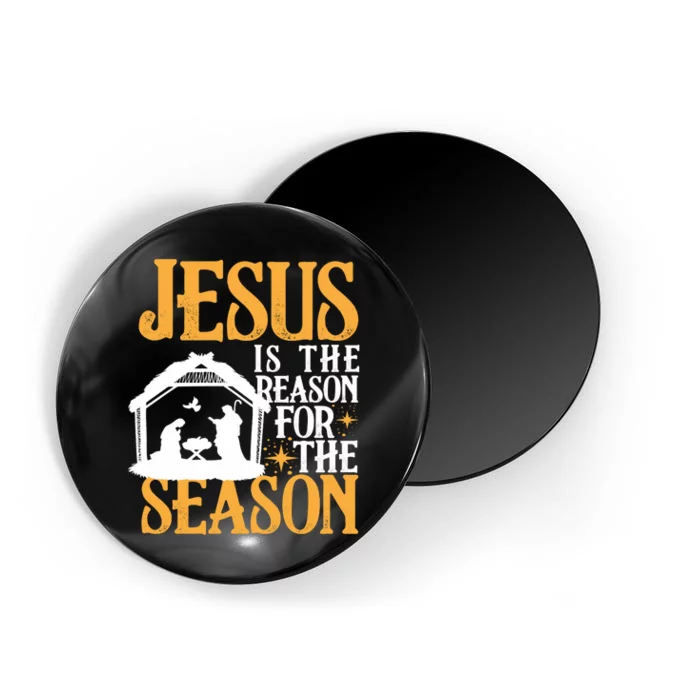 Jesus Is The Reason For The Season Christian Christmas Hoodie Magnet