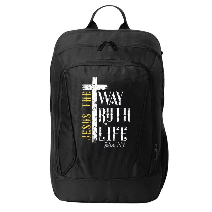 Jesus is the way truth and life John 146 City Backpack