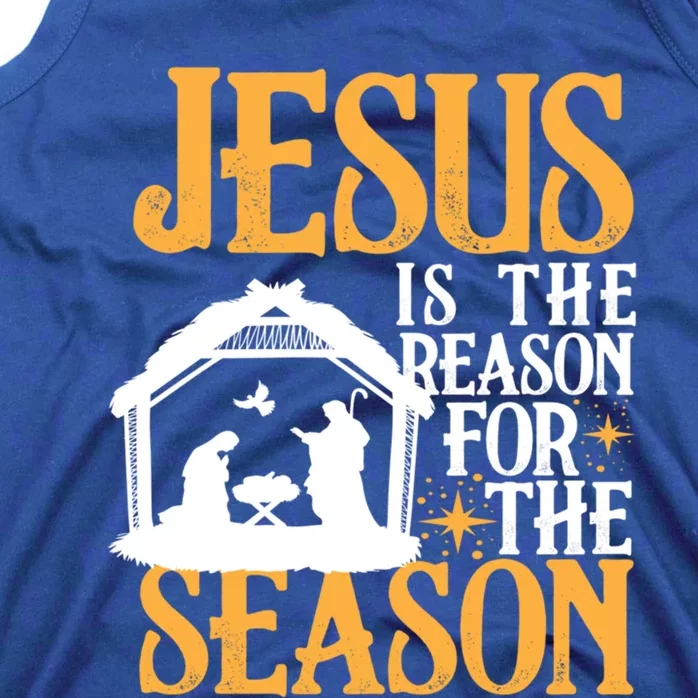 Jesus Is The Reason For The Season Christian Christmas Meaningful Gift Tank Top