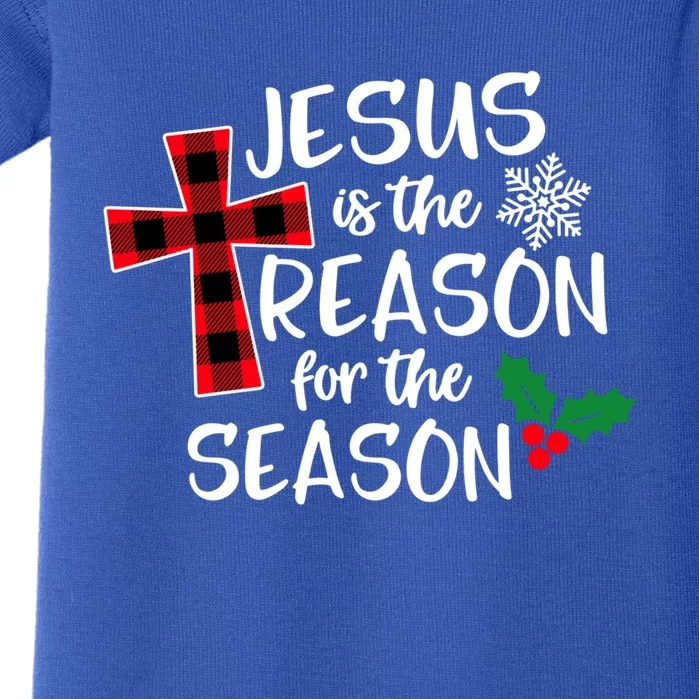 Jesus Is The Reason For The Season Christian Christmas Meaningful Gift Baby Bodysuit