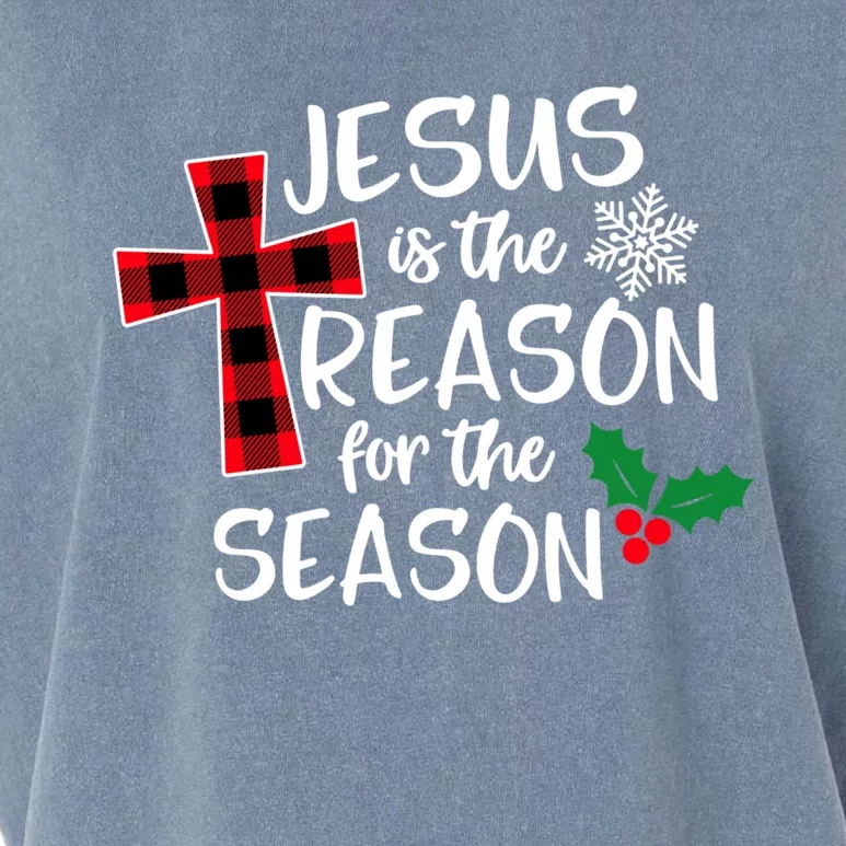 Jesus Is The Reason For The Season Christian Christmas Meaningful Gift Garment-Dyed Women's Muscle Tee