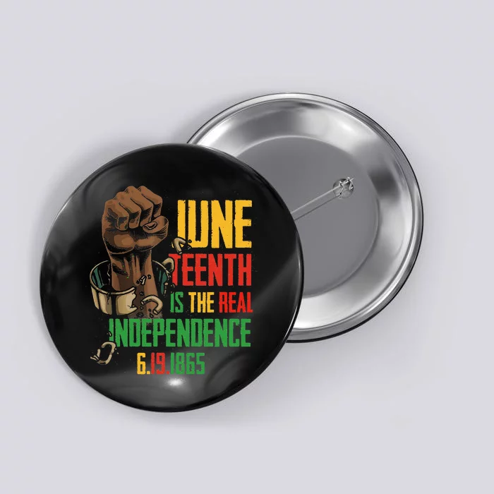 Juneteenth Is The Real Independence Day 1865 Freedom Pride Button