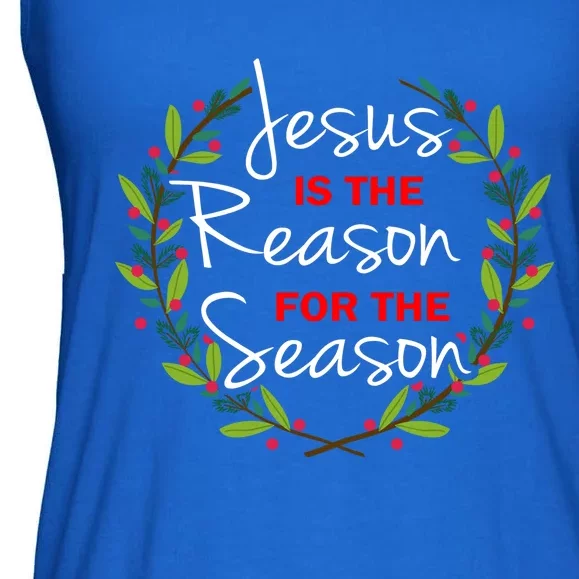 Jesus Is The Reason For The Season Gift Ladies Essential Flowy Tank