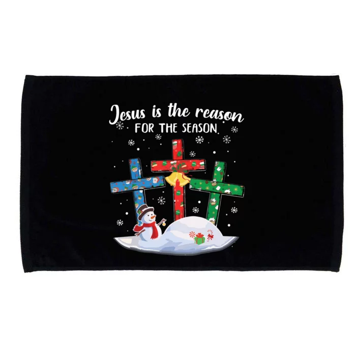 Jesus Is The Reason For The Season Christian Christmas Xmas Microfiber Hand Towel