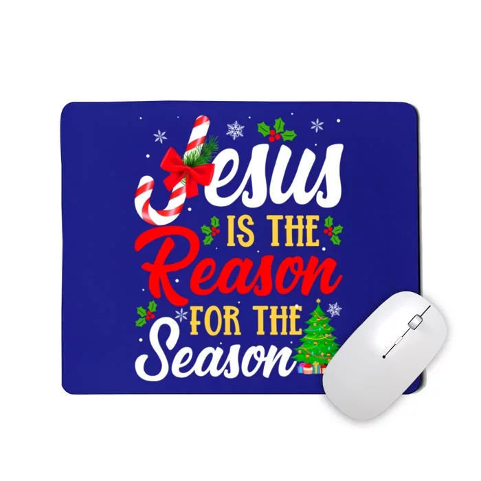 Jesus Is The Reason For The Season Christian Christmas Xmas Gift Mousepad