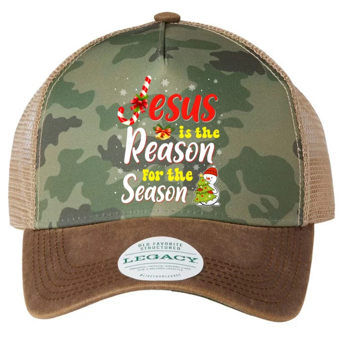 Jesus Is The Reason For The Season Christian Christmas Xmas Gift Legacy Tie Dye Trucker Hat