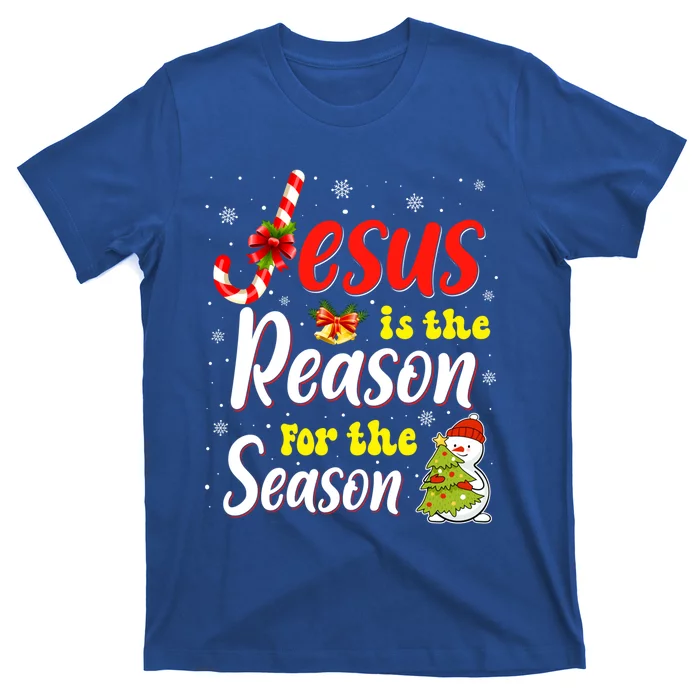 Jesus Is The Reason For The Season Christian Christmas Xmas Gift T-Shirt