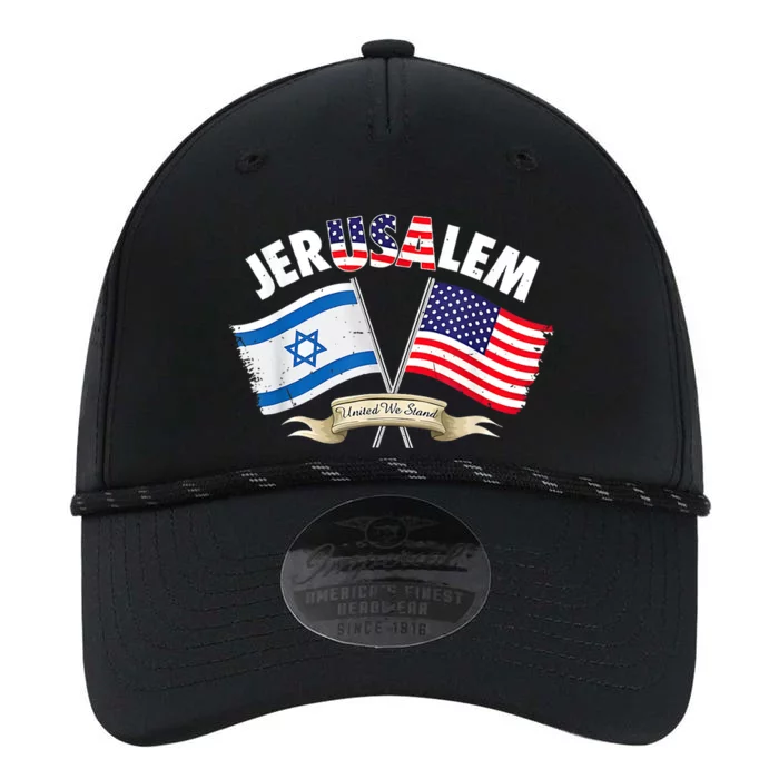 Jerusalem Israel Usa American Flag Performance The Dyno Cap