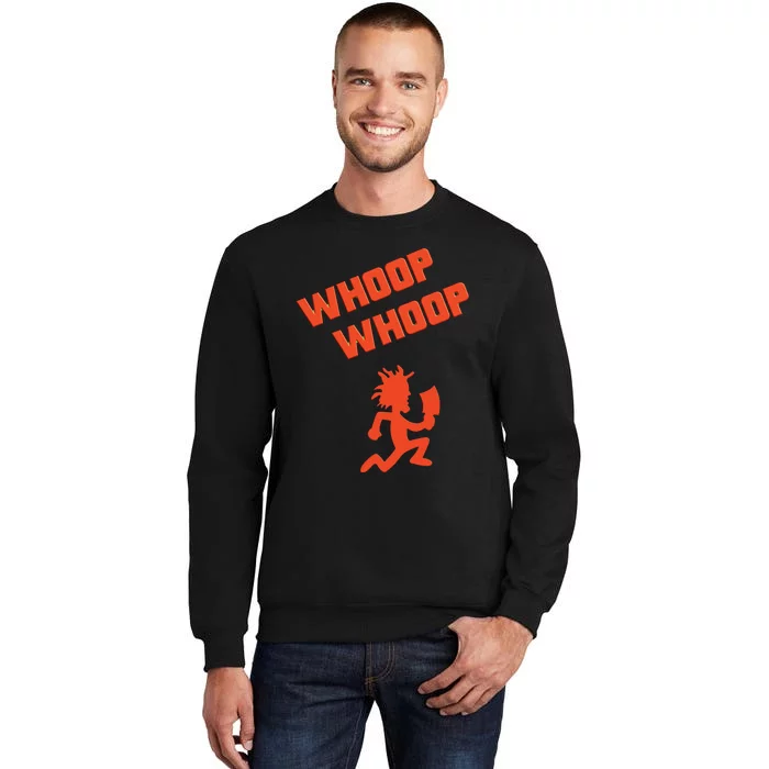 Juggalette ICP Whoop Whoop Hatchet Man Vibrant Colors Design Tall Sweatshirt