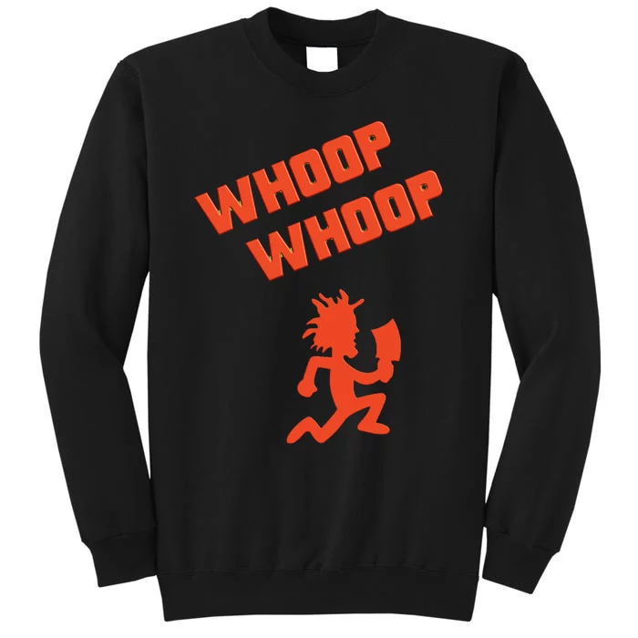 Juggalette ICP Whoop Whoop Hatchet Man Vibrant Colors Design Tall Sweatshirt