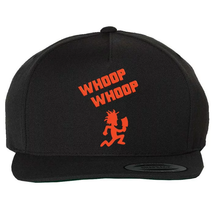 Juggalette ICP Whoop Whoop Hatchet Man Vibrant Colors Design Wool Snapback Cap