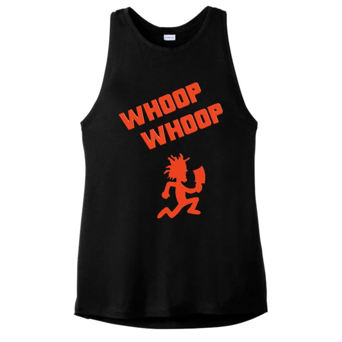 Juggalette Icp Whoop Man Extreme Colors Design Ladies Tri-Blend Wicking Tank