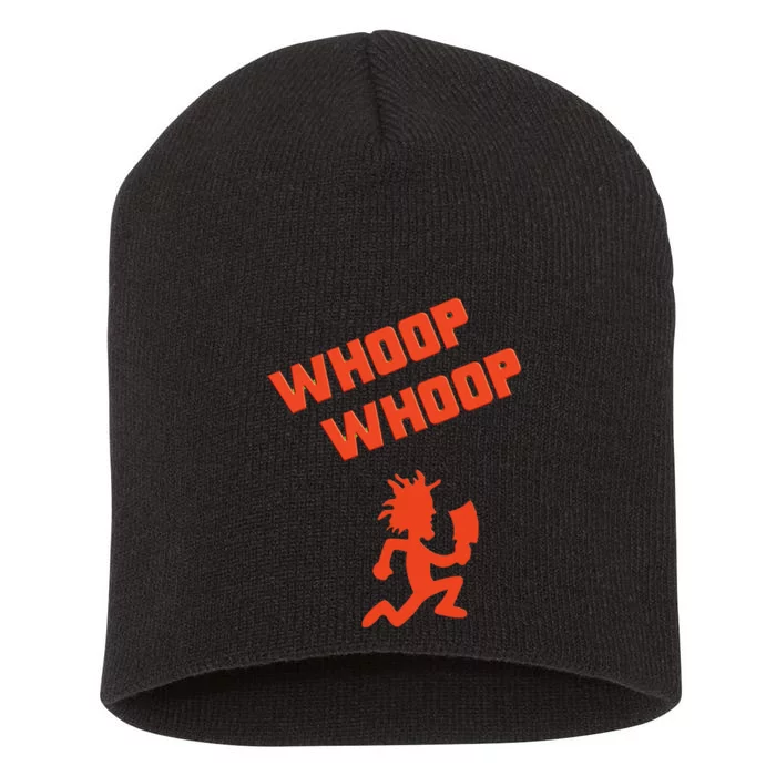 Juggalette Icp Whoop Man Extreme Colors Design Short Acrylic Beanie