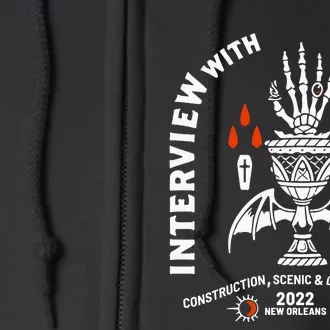 Jambramberson Interview With The Vampire Construction Scenic And Greens Crews Full Zip Hoodie