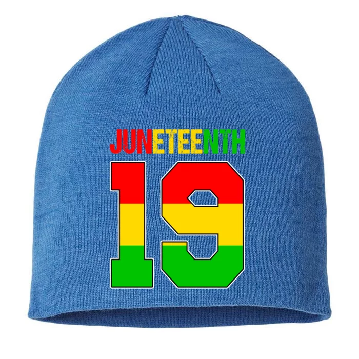 Juneteenth June 19 African American Black History Melanin Gift 8 1/2in Sustainable Knit Beanie