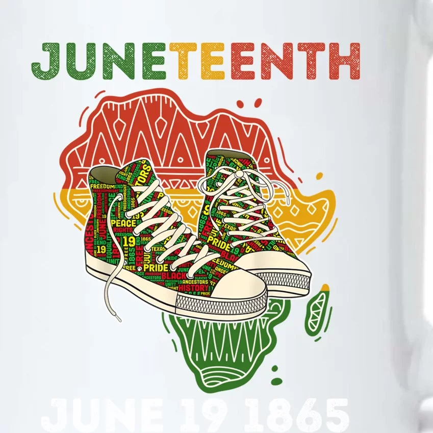 Juneteenth June 19 1865 Shoes Black African American Gift Black Color Changing Mug