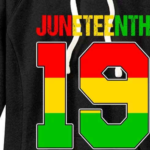 Juneteenth June 19 African American Black History Melanin Cute Gift Women's Fleece Hoodie