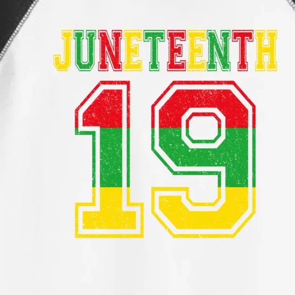 Juneteenth June 19 African American Melanin Black History Meaningful Gift Toddler Fine Jersey T-Shirt