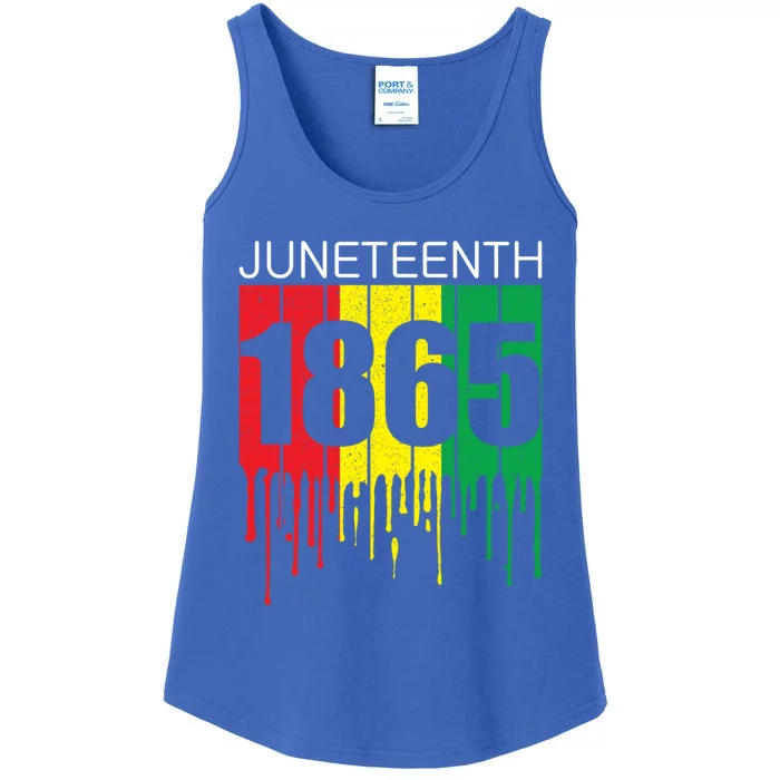 Juneteenth June 19th 1865 Freedom Day African Juneteenth Gift Ladies Essential Tank