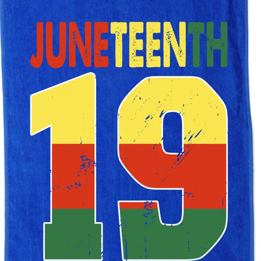 Juneteenth June 19 Blm Melanin Black History Month African Gift Platinum Collection Golf Towel