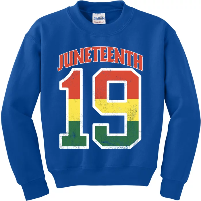 Juneteenth June 19 Freedom Black History African American Gift Kids Sweatshirt