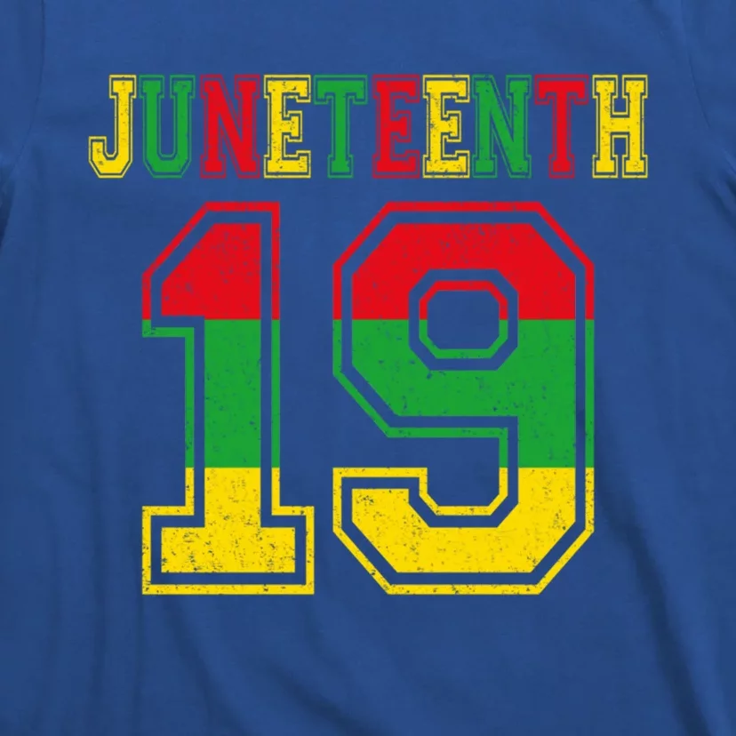 Juneteenth June 19 African American Melanin Black History Gift T-Shirt