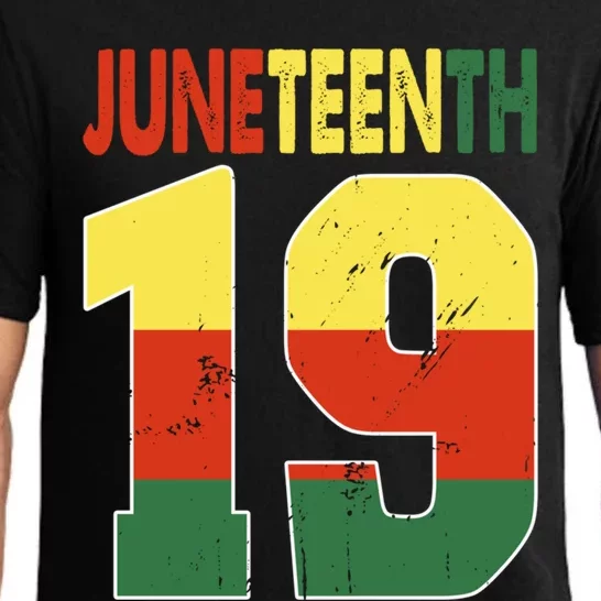 Juneteenth June 19 Blm Melanin Black History Month African Funny Gift Pajama Set