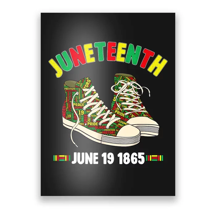 Juneteenth June 19 1865 Black AfricanAmerican Independence Poster