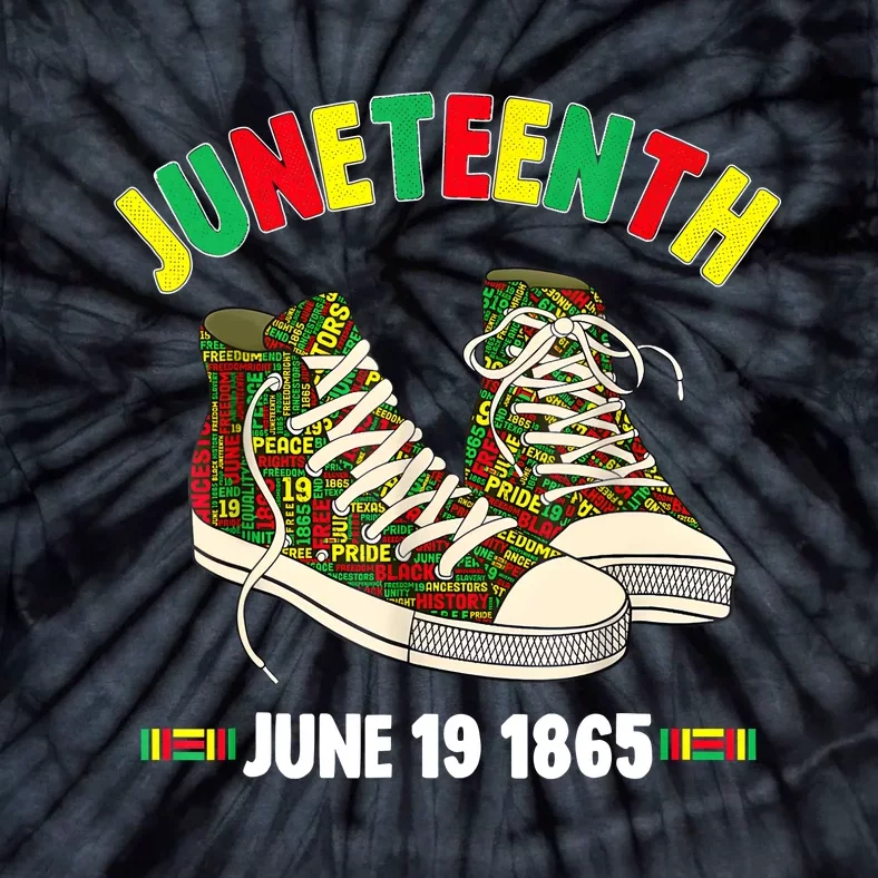 Juneteenth June 19 1865 Black AfricanAmerican Independence Tie-Dye T-Shirt