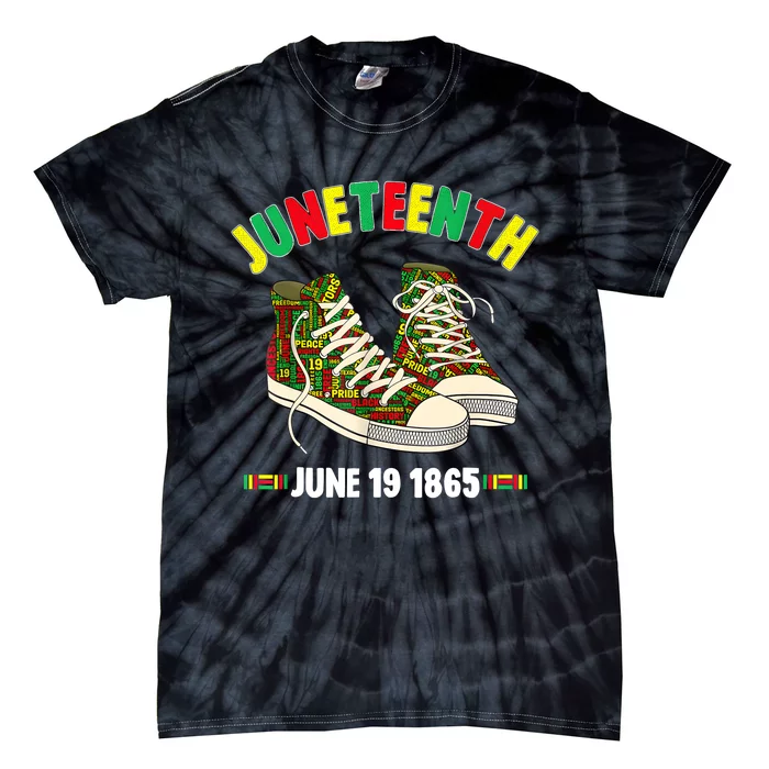 Juneteenth June 19 1865 Black AfricanAmerican Independence Tie-Dye T-Shirt