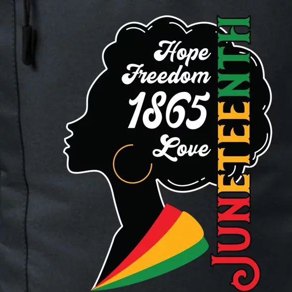 Junenth June 19th 1865 Independence Freedom Black History Cute Gift Daily Commute Backpack