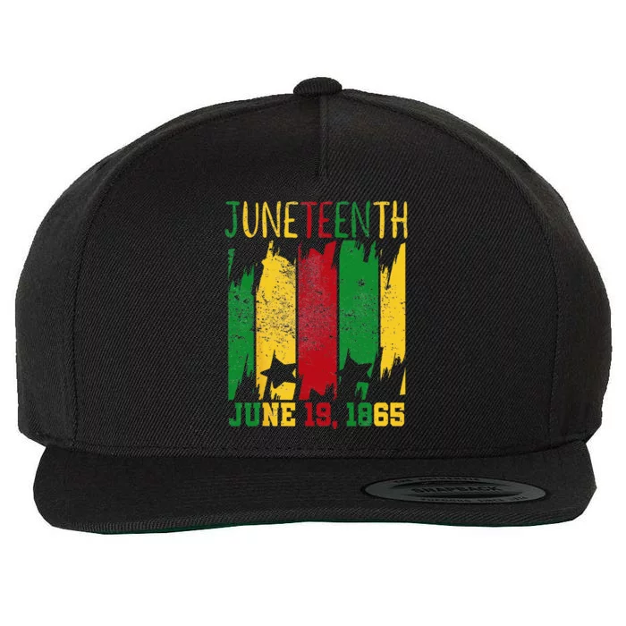 Juneteenth June 19th 1865 Juneteenth Freedom Day Wool Snapback Cap