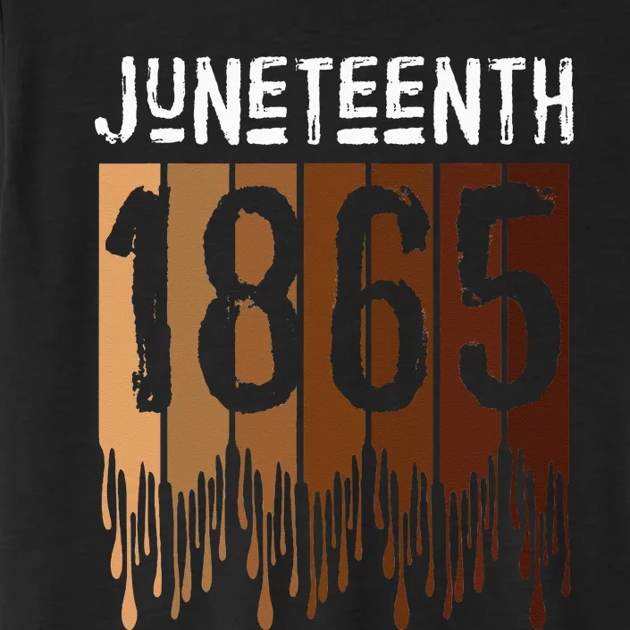 Juneteenth June 19th 1865 Freedom Day Melanin ChromaSoft Performance T-Shirt