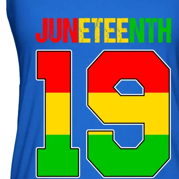 Juneteenth June 19 African American Black History Melanin Gift Ladies Essential Flowy Tank