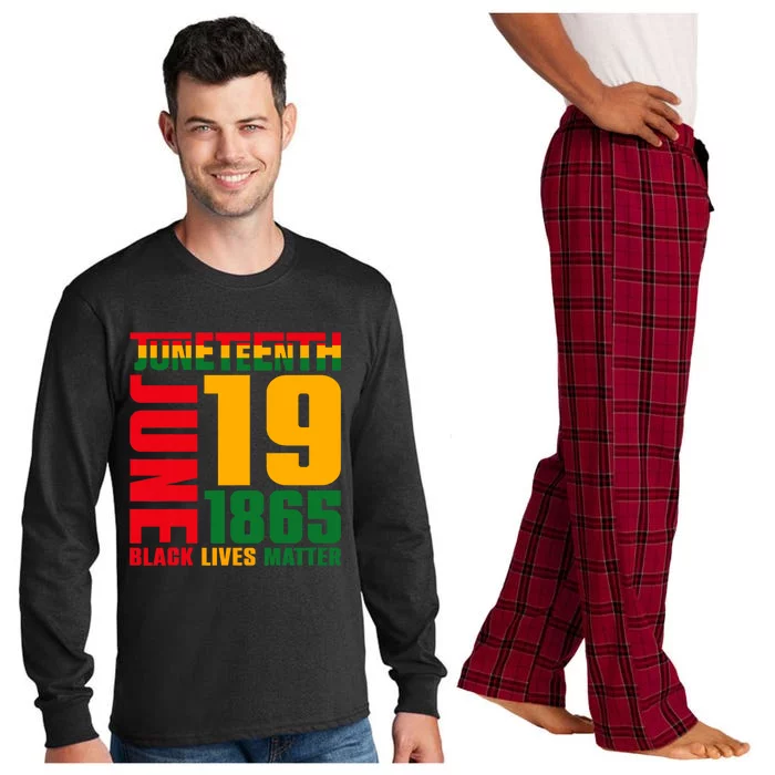 Juneteenth June 19 1865 Black Freedom Day Black Lives Matter Long Sleeve Pajama Set