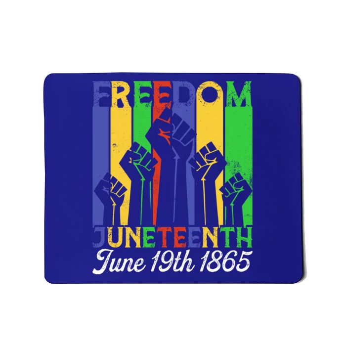 Juneteenth June 19 Black Independence African Freedom Day Gift Mousepad