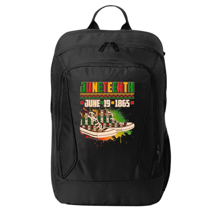 Juneteenth June 19 1865 Sneakers City Backpack