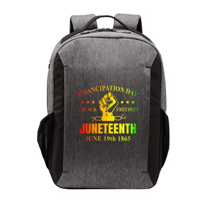 Juneteenth June 1865 Black History African American Freedom Vector Backpack