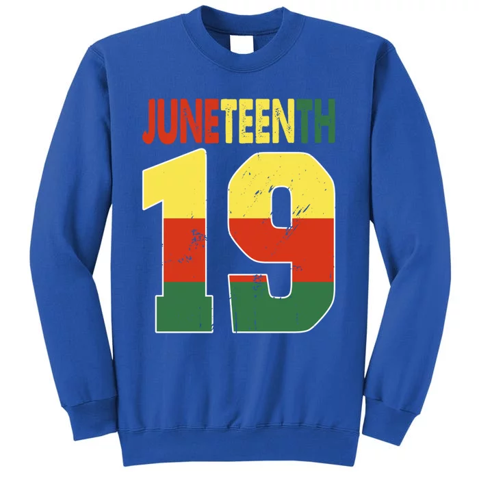 Juneteenth June 19 Blm Melanin Black History Month African Cute Gift Tall Sweatshirt