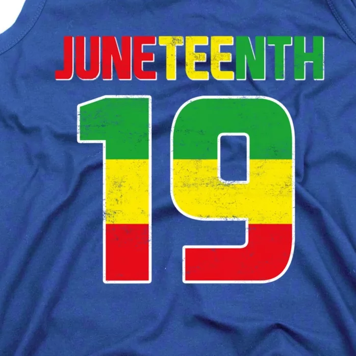 Juneteenth June 19 Melanin African American Black History Gift Tank Top