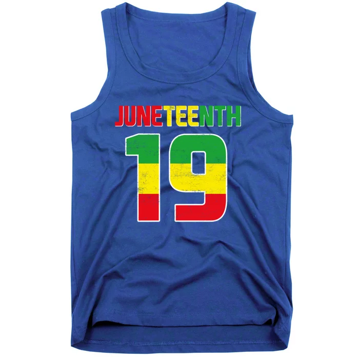 Juneteenth June 19 Melanin African American Black History Gift Tank Top