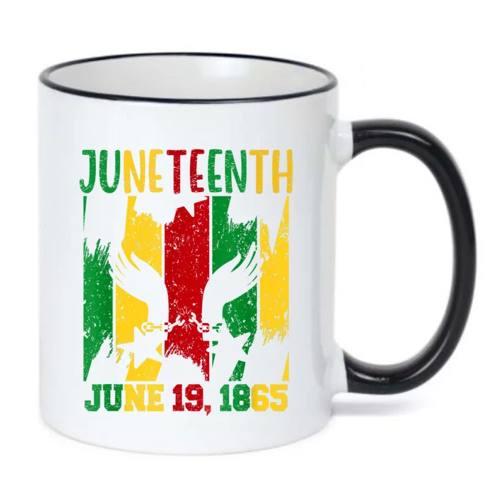 Juneteenth June 19th 1865 Juneteenth Freedom Day Black Color Changing Mug