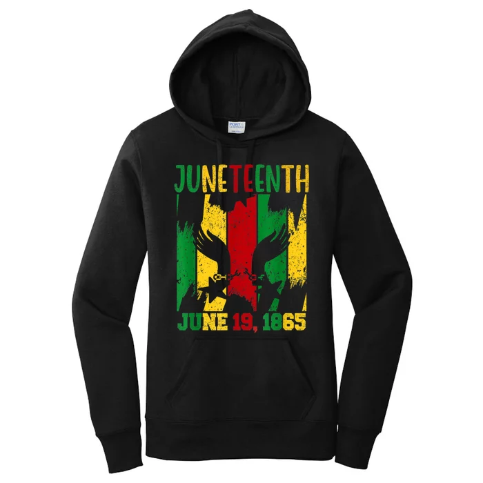 Juneteenth June 19th 1865 Juneteenth Freedom Day Women's Pullover Hoodie