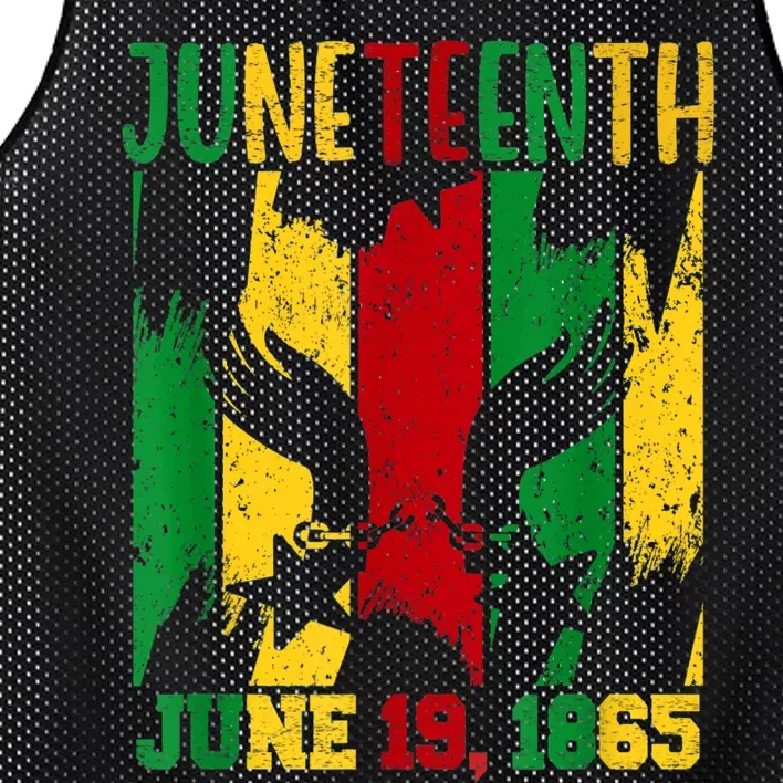 Juneteenth June 19th 1865 Juneteenth Freedom Day Mesh Reversible Basketball Jersey Tank