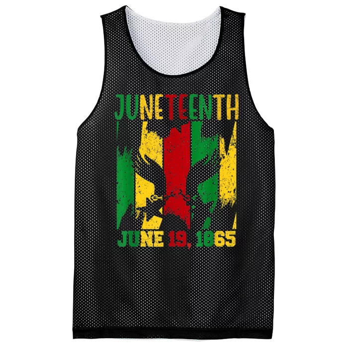 Juneteenth June 19th 1865 Juneteenth Freedom Day Mesh Reversible Basketball Jersey Tank