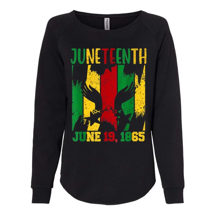 Juneteenth June 19th 1865 Juneteenth Freedom Day Womens California Wash Sweatshirt