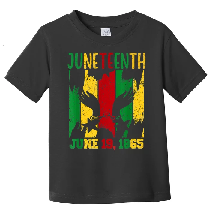 Juneteenth June 19th 1865 Juneteenth Freedom Day Toddler T-Shirt